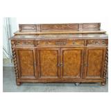 Freestanding bar with unfixed extension piece,