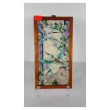 Painted hummingbird suncatcher,  7x13