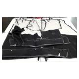 Golf cart club car rain covers, two side doors,