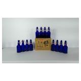 Cobalt Blue Glass EZ Cap 16oz. Bottles in