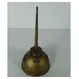 Brass oil can by Eagle, made in USA, 8.5"
