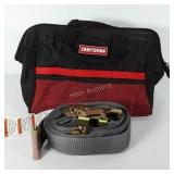 Craftsman tool bag and ratchet strap