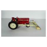 Metal toy International Tractor. Measures 12
