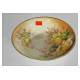Painted china bowl with 10 inch diameter.