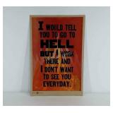 Kennedy Prints cardboard poster print, 12.5" ×