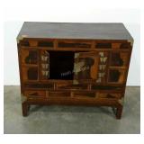 Asian inspired cabinet with stand,  butterfly