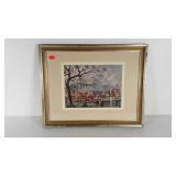 Framed print, London, the Queen