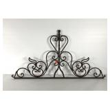 Ironworks metal wall hanging, 42x22