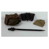 Military items, includes MQ-1 cap with Alpaca