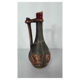 Stoneware  / pottery wine or liquor bottle with