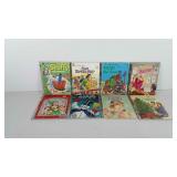 Eight little golden books, includes Scuffy the