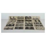 Stereoscope viewer picture cards, includes