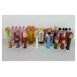 PEZ dispensers, includes Mickey Mouse, Piglet,