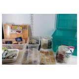 Crafting supplies, mostly jewelry making