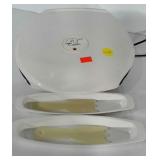 George Foreman grill. Griddle measures 9x13