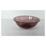 Cranberry Pyrex mixing bowl, 12"