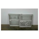 Two baby gates, appear to be new