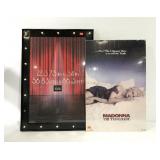 Madonna poster 23x35 and lighted poster frame,