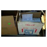 Skid lot:  wall sconce light fixtures, tile