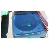 Skid lot: Aiwa turntable, vinyl albums,   Note: