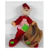 Annalee Santa doll, stands 16" as posed