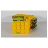 Nine poly egg holders, each holds one dozen eggs