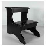 Bed steps style stool, 13x16x16, finish wear as