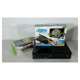 Xbox One, no controllers, 6 games and one U-Draw