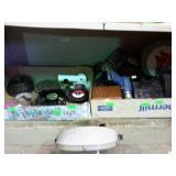 2 boxes with miscellaneous tools and Hardware