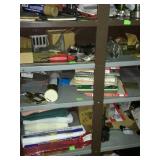 Misc group lot, contents of the brown shop