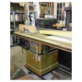Powermatic Table Saw model 66, with the long