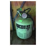 Racon 22 freon tank with Gauge and hose, made