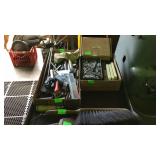 Misc group lot of metal machine accessories,