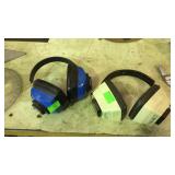 Two head ear muff seats