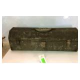 Older metal portable tool box