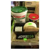 Drywall lot, small mud pan, tape, compound, etc