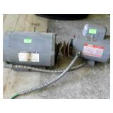 Two electric motors, A,O, Smith 1/2hp, and Dayton