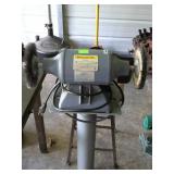 Baldor buffer, .33hp and mounted on steel stand