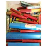 Box with selection of machinists bits