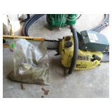 Pioneer P51 chain saw 18" bar with bag having
