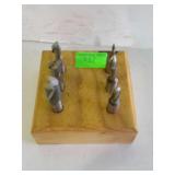 Set of 6 Machinist drill bits