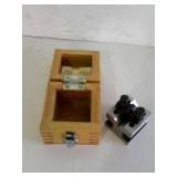 V-Block stop 1-3/8, in wood box