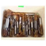 Drill bits, 25 new 1/2" of various Dia sizes