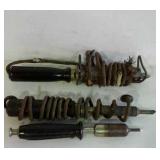 Three older soldering irons 2 electric and some