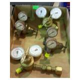 Four sets of tank guages