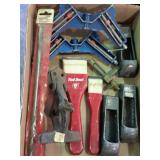 Box full of tools to include 3 rasps long