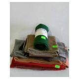 Group of 8 felt auto fender covers