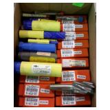 Group of 30 new machinist bore drill bits of all