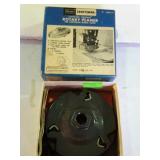 Craftsman cabide tipped rotary planer with box