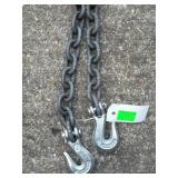 14ft new log chain with hooks medium duty size